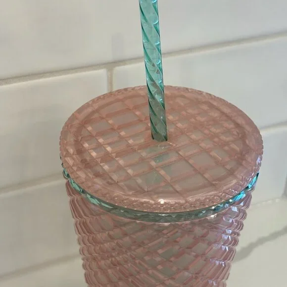 3 for $25- Starbucks Summer 2023 Pearl Peach Jewled Cold Cup 16 oz - Picture 5 of 7